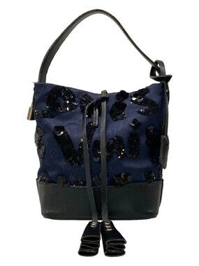 LOUIS VUITTON NN14PM Spotlight M94601 Midnight Blue Monogram Sequins CA0124